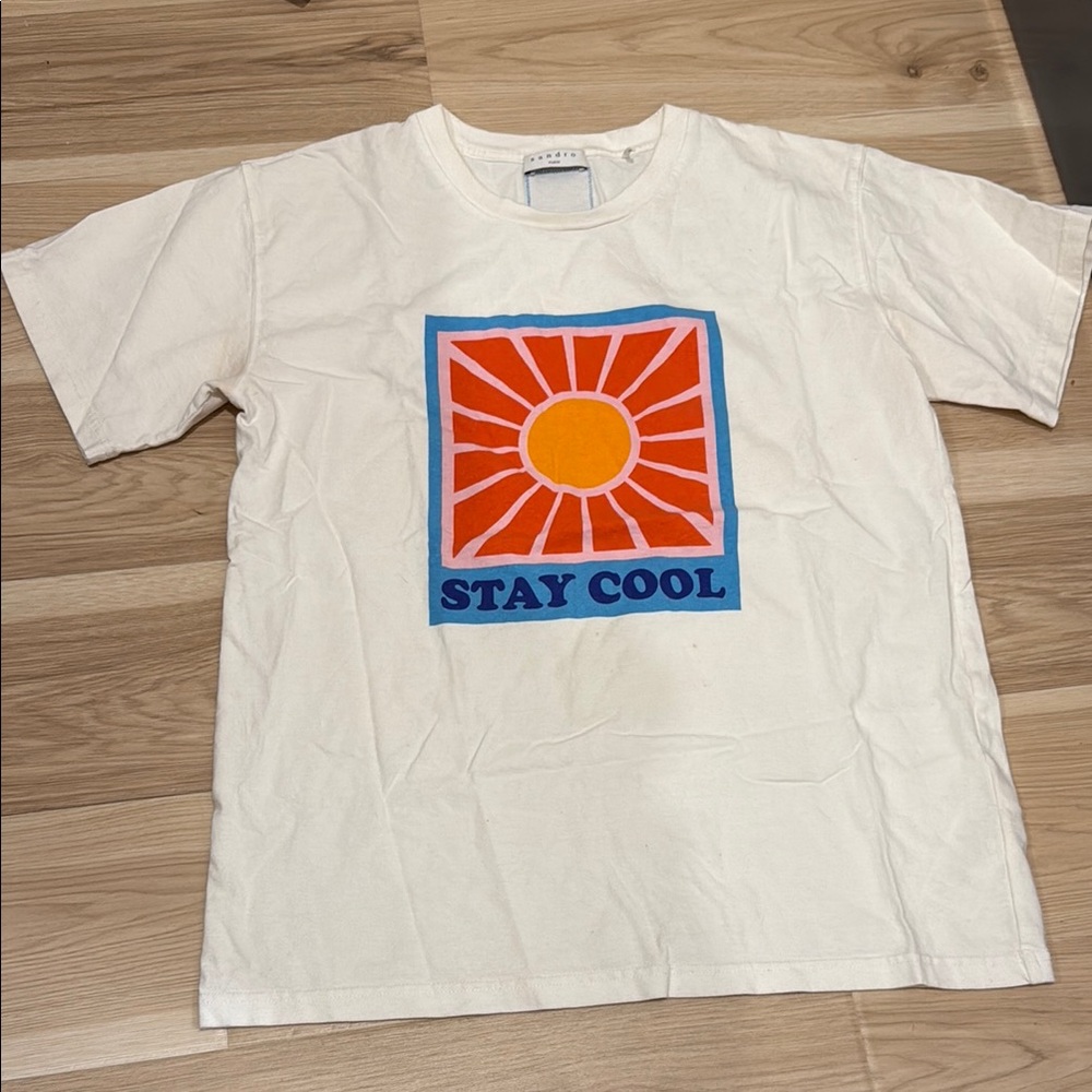 Sandro "Stay Cool" shirt size small